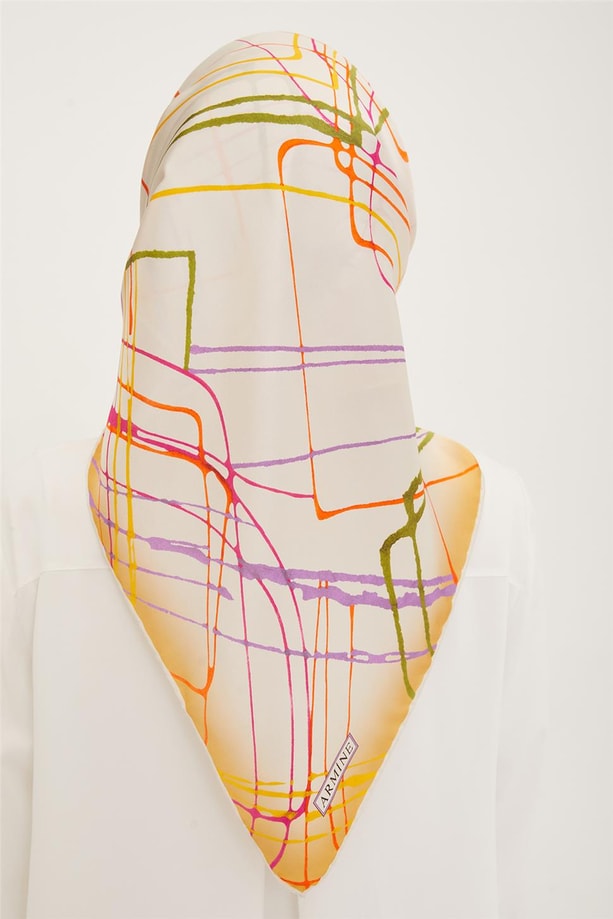 Armine Twill İpek Eşarp 23Ya8948 08