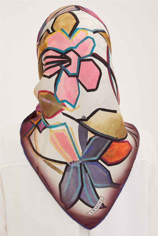 Armine Twill İpek Eşarp 23Ya8962 34