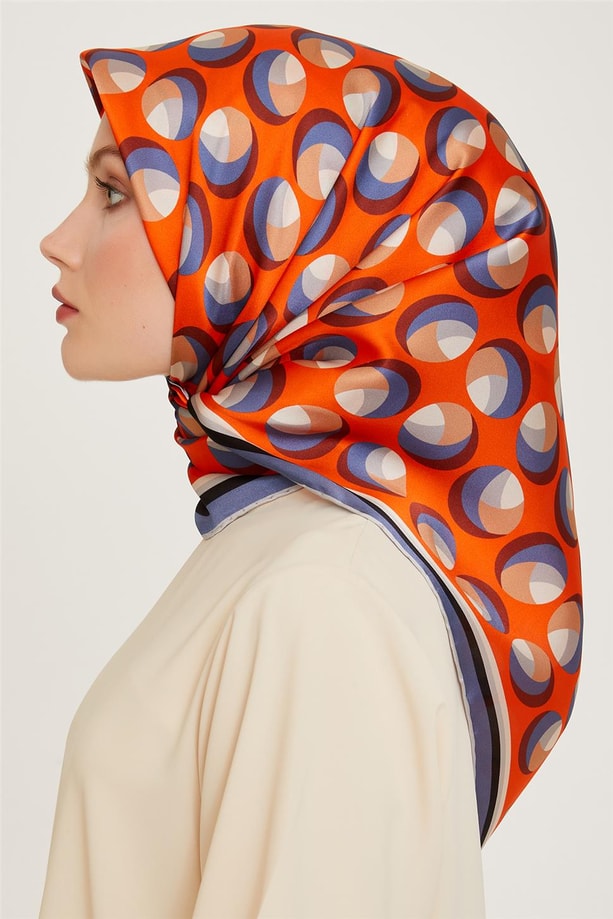 Armine Twill Saf İpek Eşarp 9219D 35