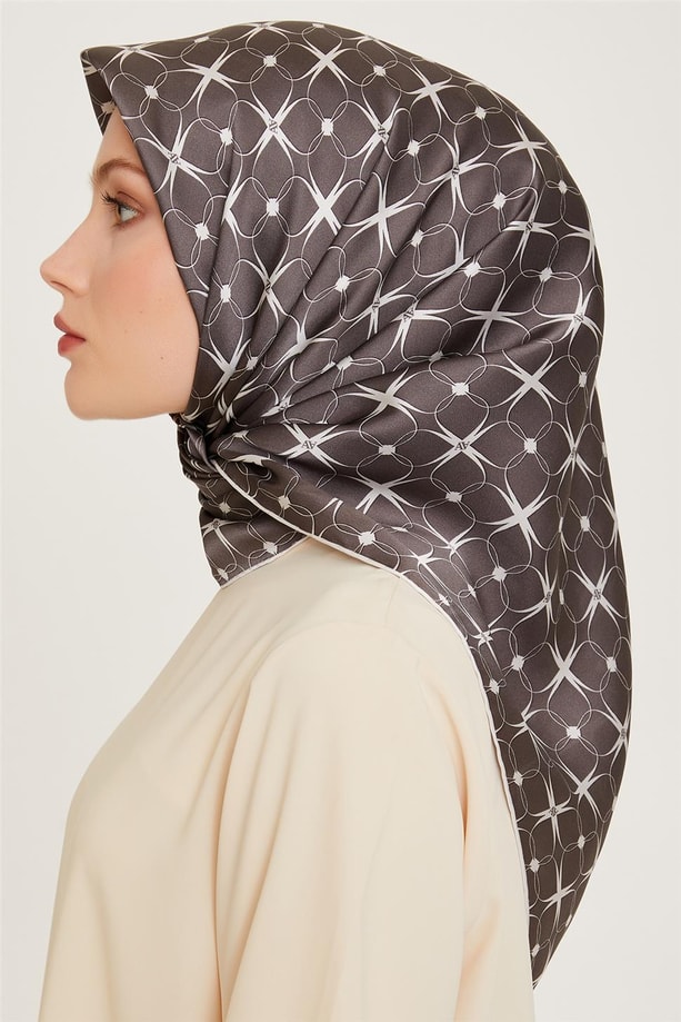 Armine Twill Saf İpek Eşarp 9207D 85