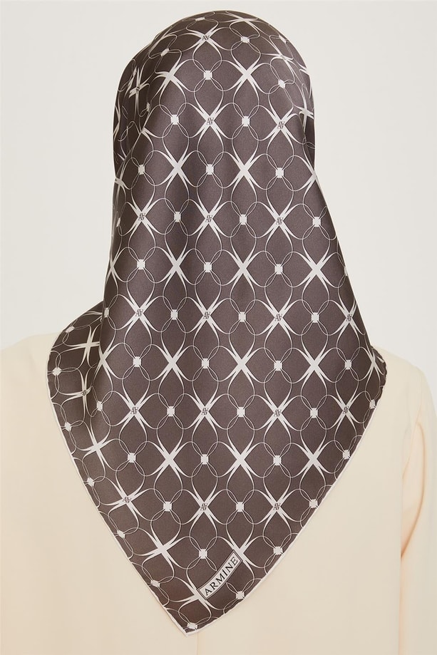 Armine Twill Saf İpek Eşarp 9207D 85