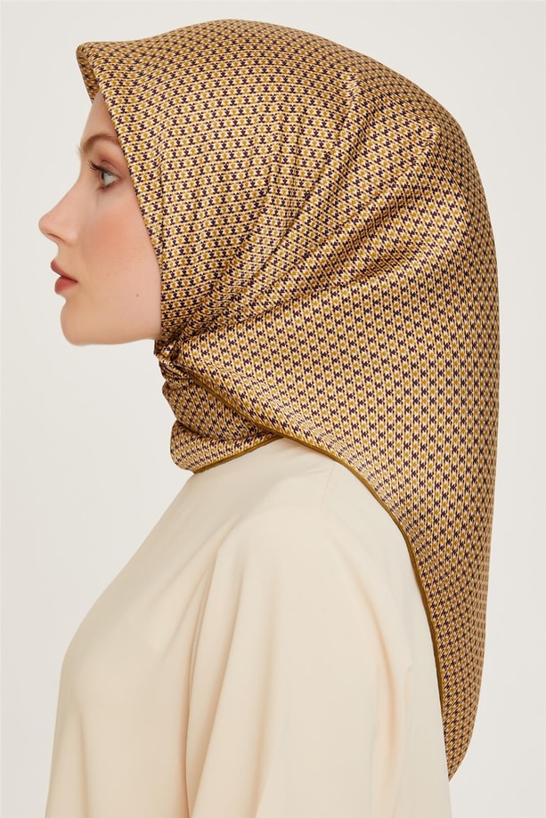 Armine Twill Saf İpek Eşarp 9210D 80 33