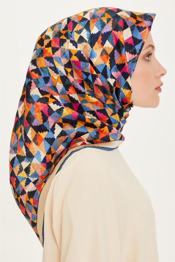 Armine Twill Saf İpek Eşarp 9214D 85 32