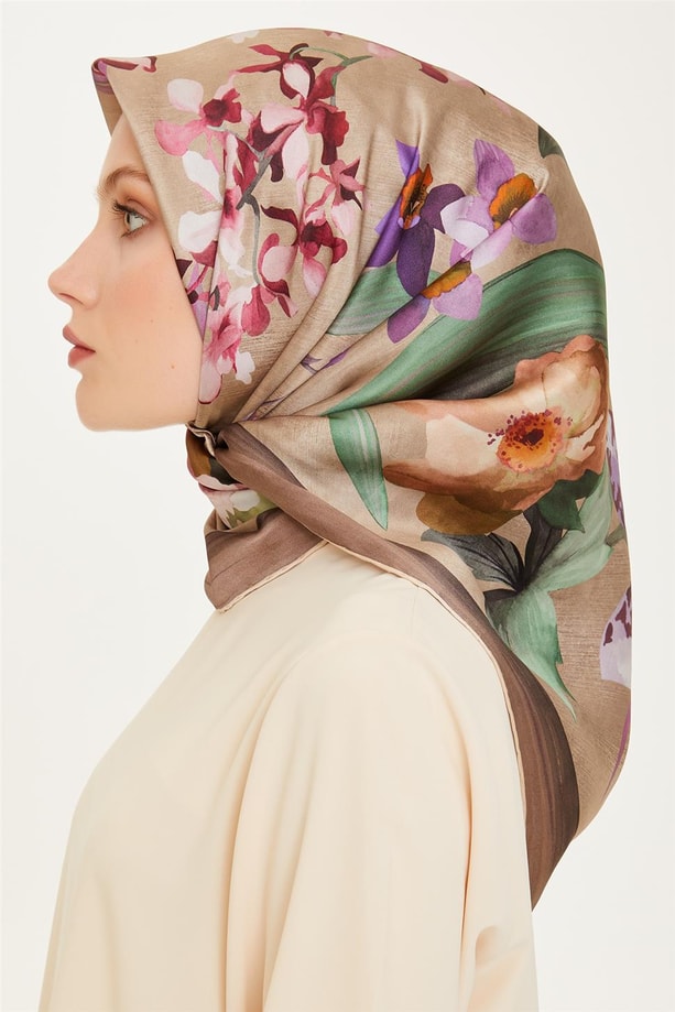 Armine Dj Saf İpek Eşarp 9215D (S) 35