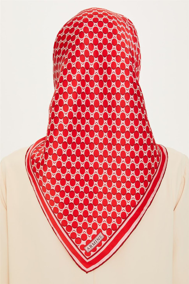 Armine Twill Saf İpek Eşarp 9226D 52