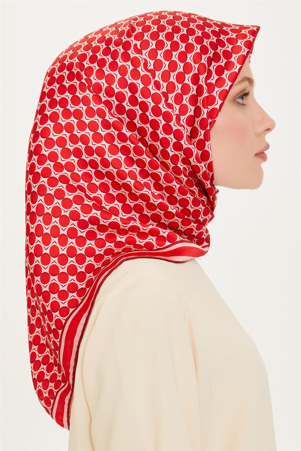 Armine Twill Saf İpek Eşarp 9226D 52