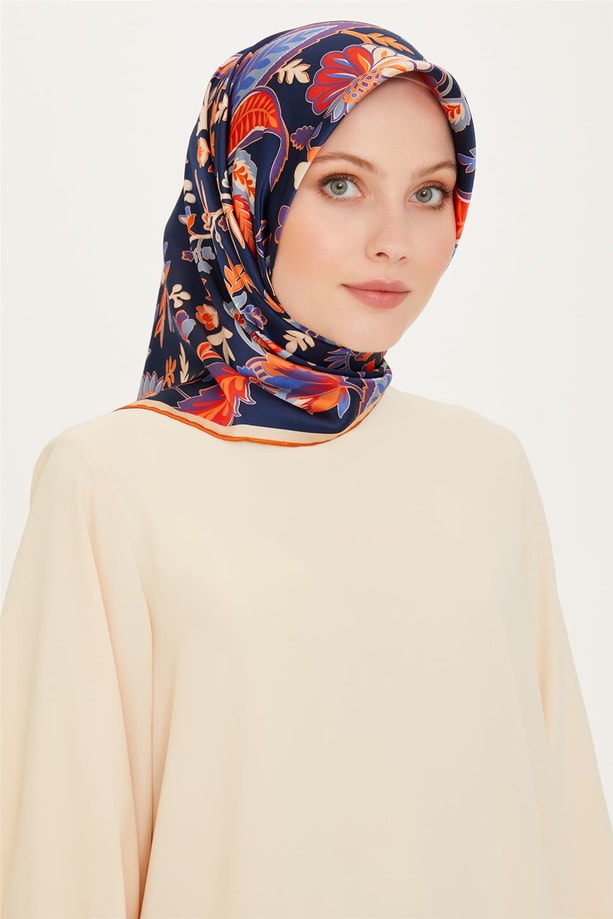Armine Twill Saf İpek Eşarp 9227D 31