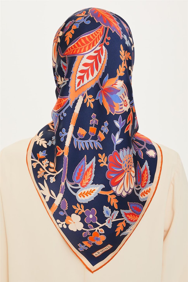 Armine Twill Saf İpek Eşarp 9227D 31