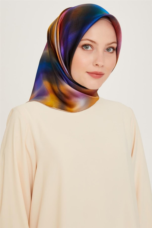 Armine Twill Saf İpek Eşarp 9229D 33
