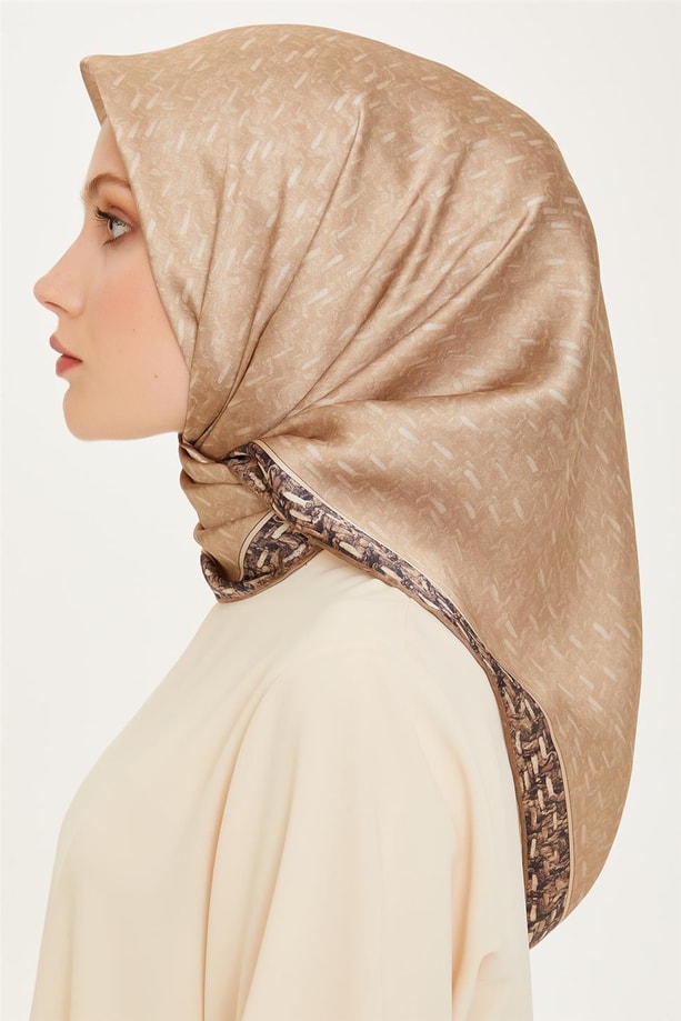 Armine Twill Saf İpek Eşarp 9230D 05