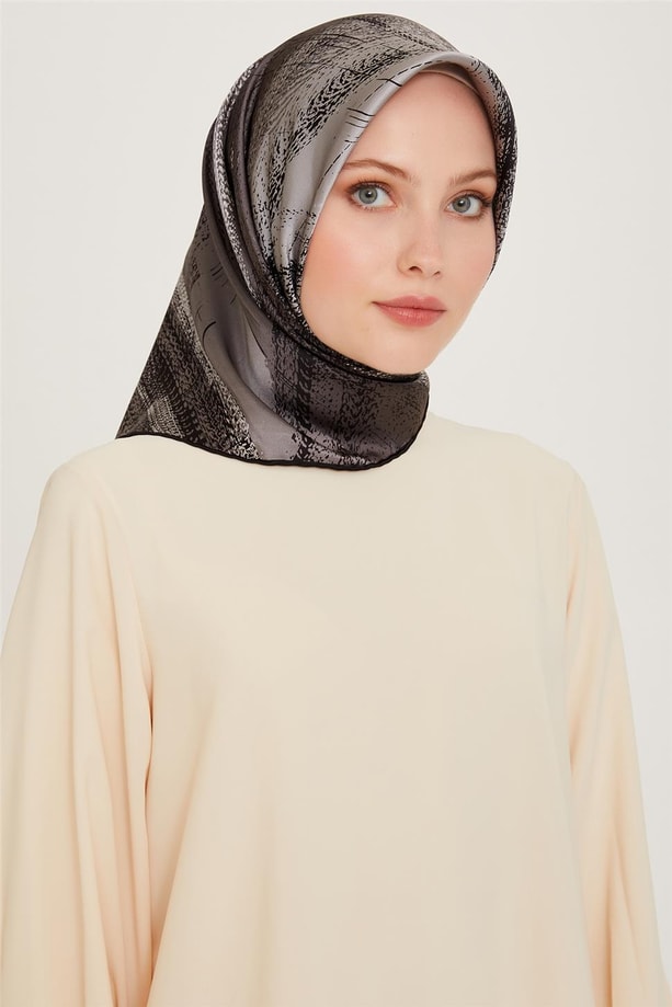 Armine Twill Saf İpek Eşarp 9236D 13