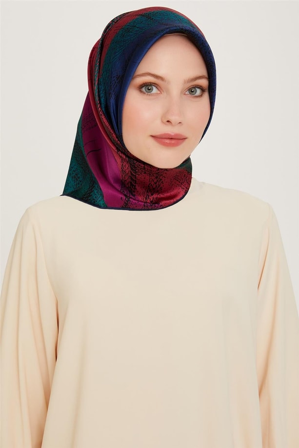 Armine Twill Saf İpek Eşarp 9236D 81