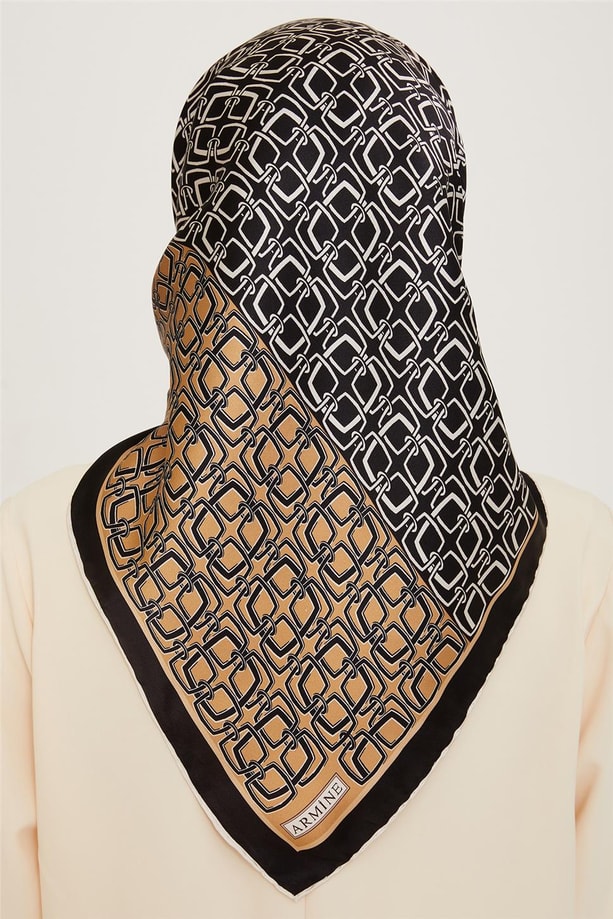 Armine Twill Saf İpek Eşarp 9248D 05 01