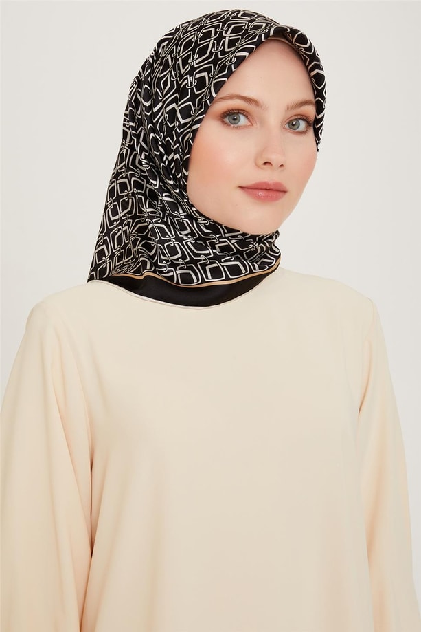 Armine Twill Saf İpek Eşarp 9248D 05 01