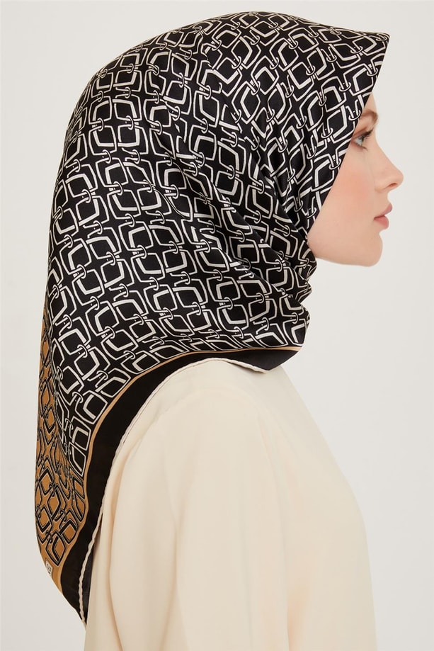 Armine Twill Saf İpek Eşarp 9248D 05 01
