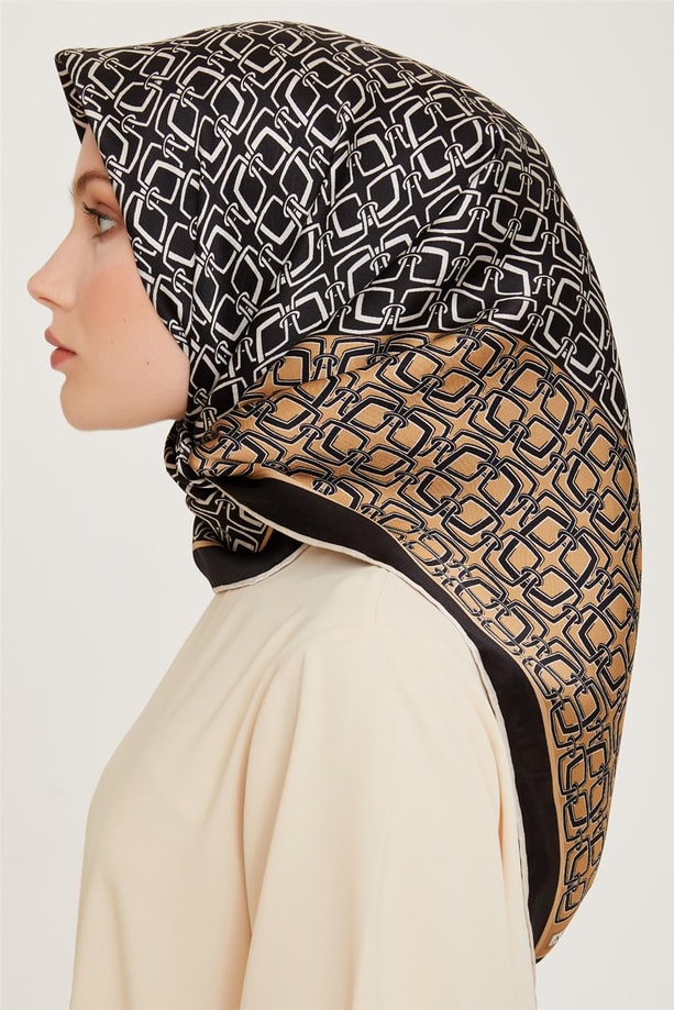 Armine Twill Saf İpek Eşarp 9248D 05 01