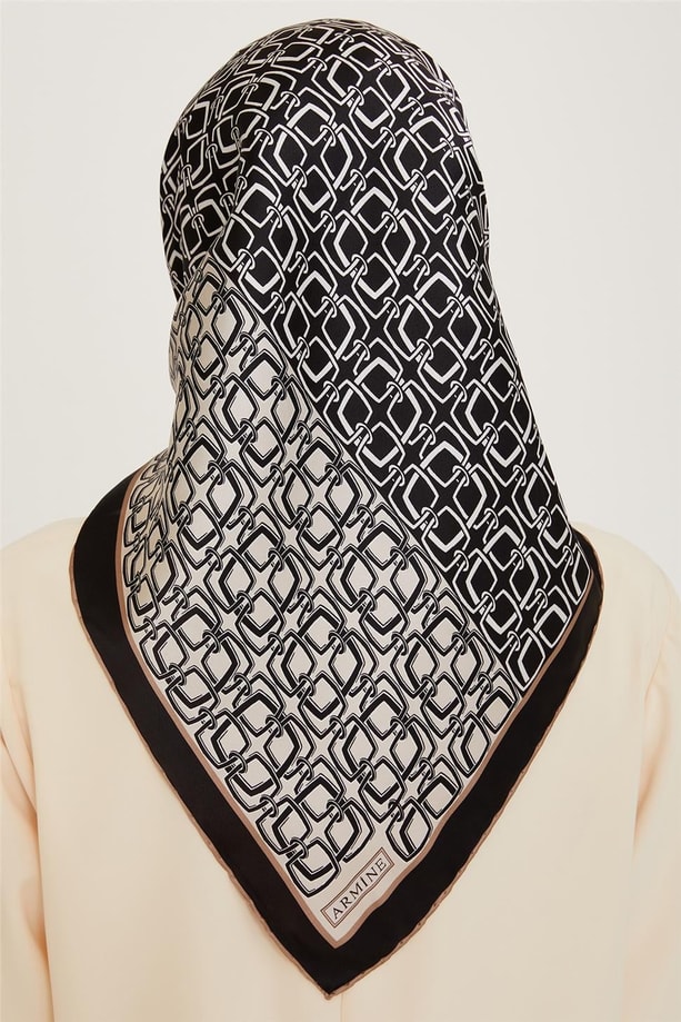 Armine Twill Saf İpek Eşarp 9248D 05 50