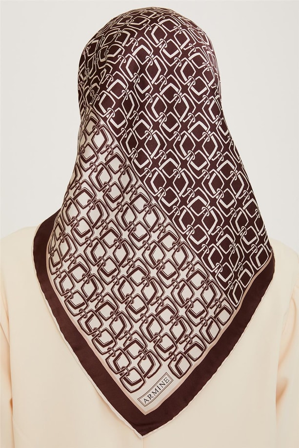Armine Twill Saf İpek Eşarp 9248D 05 83