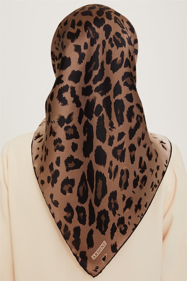 Armine Twill Saf İpek Eşarp 9249D 03