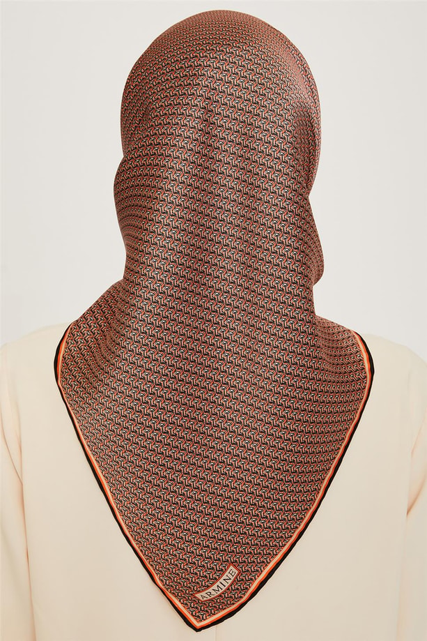 Armine Twill Saf İpek Eşarp 9250D 04