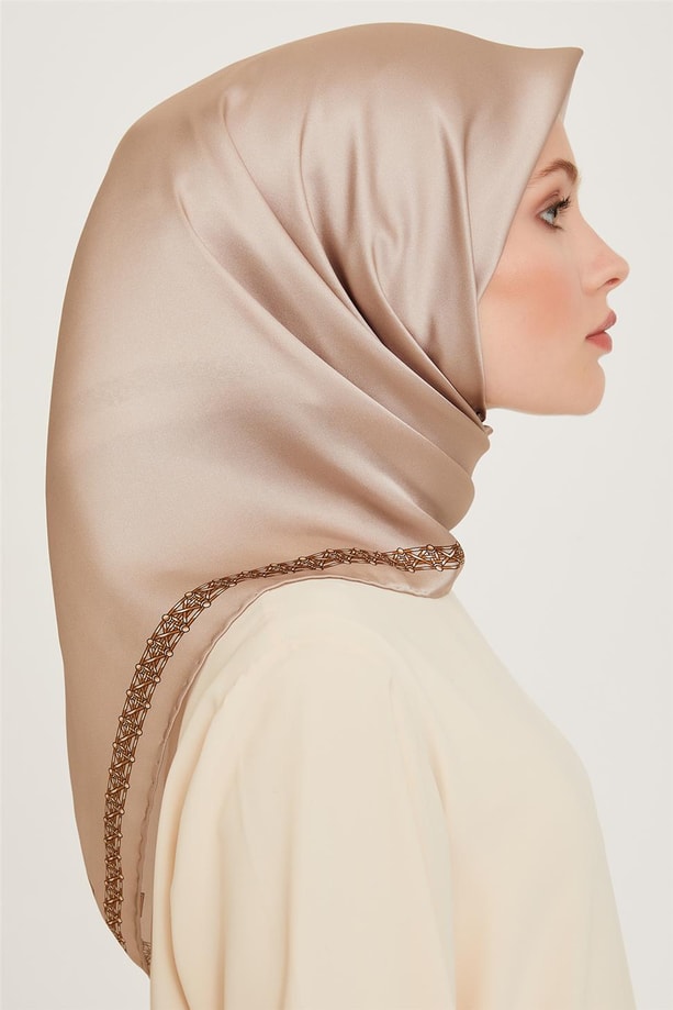 Armine Twill Saf İpek Eşarp 9260D 06
