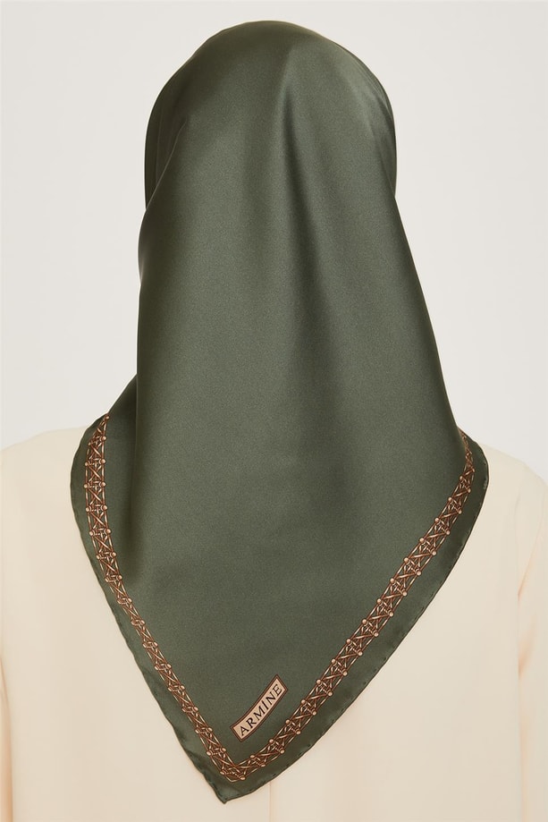Armine Twill Saf İpek Eşarp 9260D 35