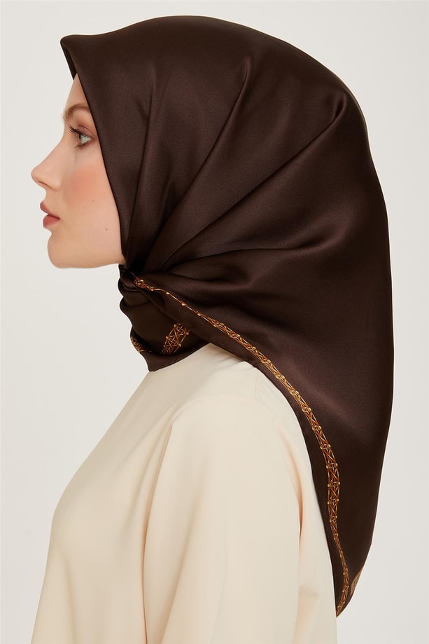 Armine Twill Saf İpek Eşarp 9260D 50