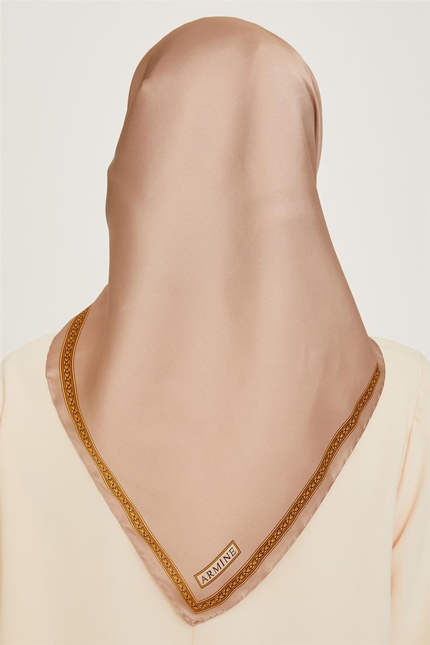 Armine Twill Saf İpek Eşarp 9261D 07 05
