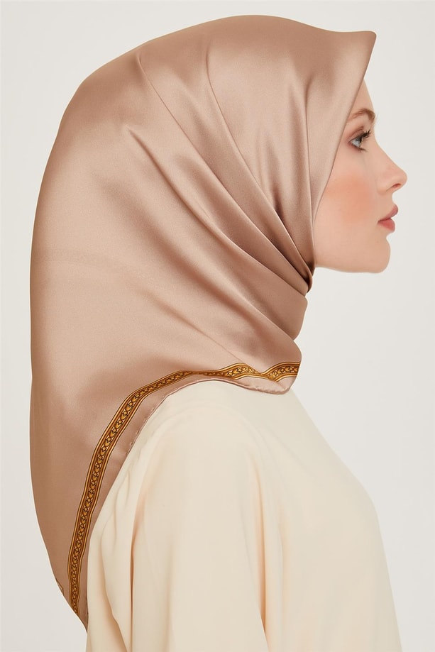 Armine Twill Saf İpek Eşarp 9261D 07 05