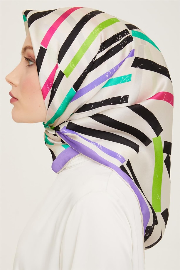 Armine Sura İpek Eşarp 24Ya9101 04