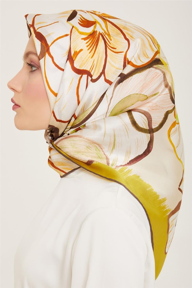 Armine Sura İpek Eşarp 24Ya9110 34