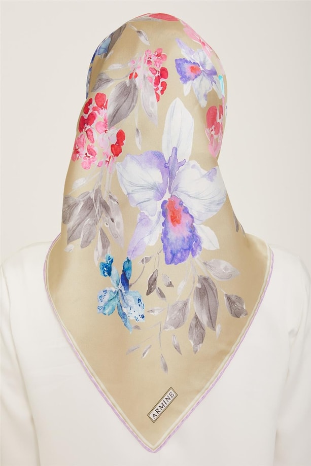 Armine Twill İpek Eşarp 24Ya9127 54