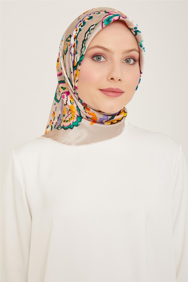 Armine Twill İpek Eşarp 24Ya9130 33
