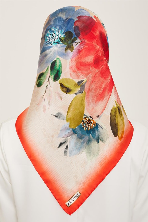 Armine Sura İpek Eşarp 24Ya9133 36