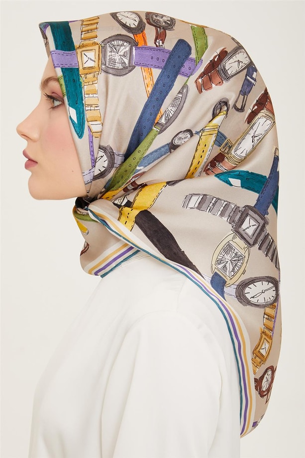 Armine Sura İpek Eşarp 24Ya9141 80