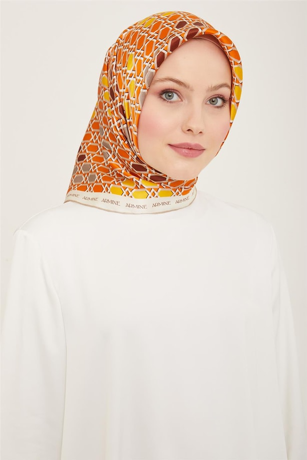 Armine Sura İpek Eşarp 24Ya9144 34