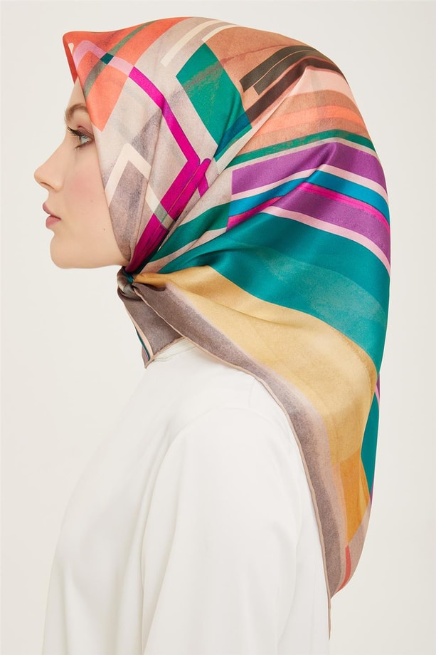 Armine Twill İpek Eşarp 24Ya9147 06