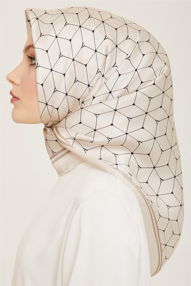 Armine Twill İpek Eşarp 24Ya9166 34 01