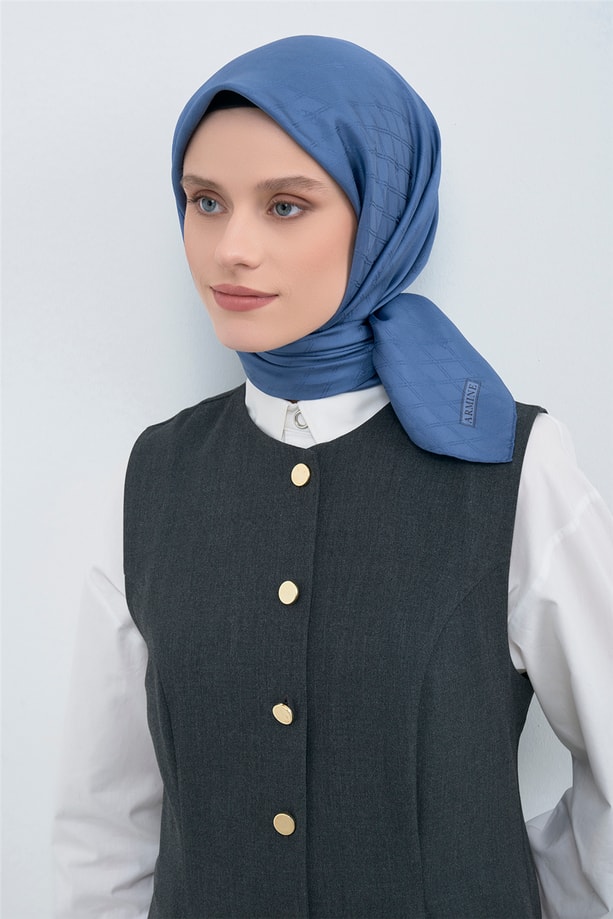 Jakarlı İpek Eşarp 2003D 26