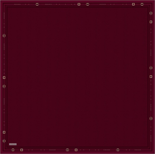 Armine Monogram Desenli Saf İpek Twill Eşarp 9401D 51