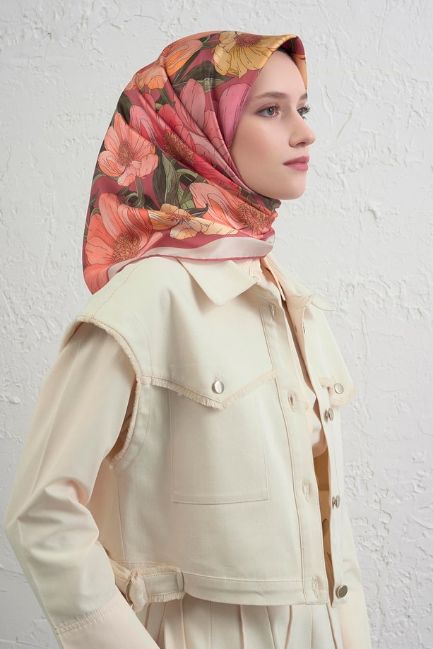 Armine Saf İpek Sura Eşarp 9403D 01