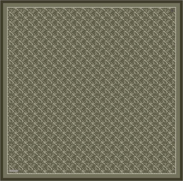 Armine Soyut Desenli Saf İpek Twill Eşarp 9405D 82