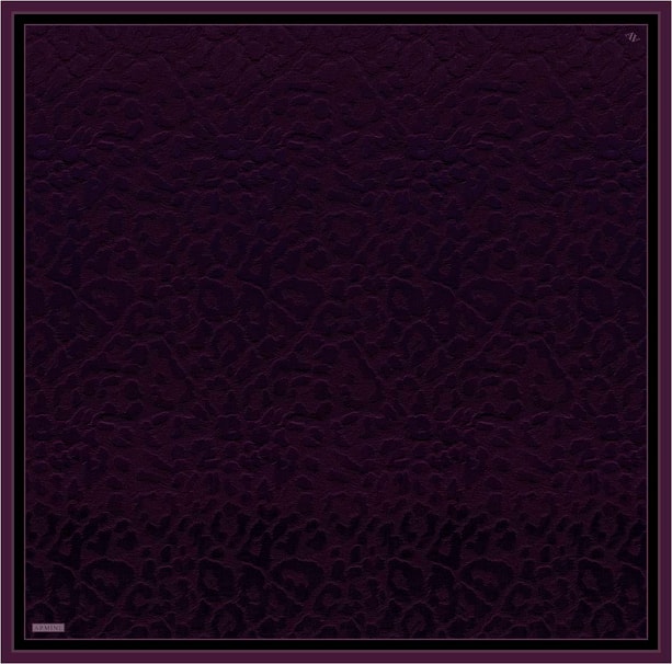 Armine Klasik Desenli Saf İpek Twill Eşarp 9408D 04