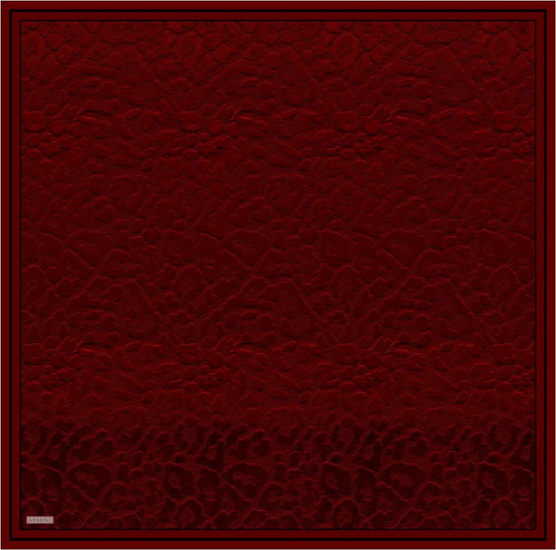 Armine Klasik Desenli Saf İpek Twill Eşarp 9408D 52