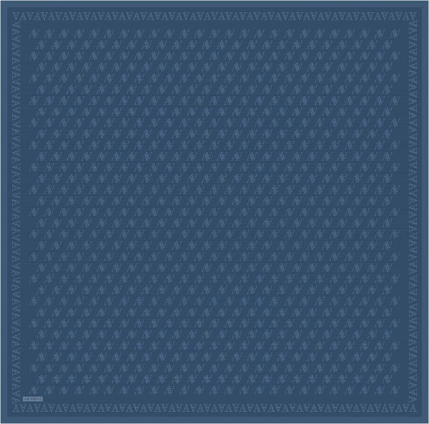 Armine Monogram Desenli Saf İpek Twill Eşarp 9412D 06