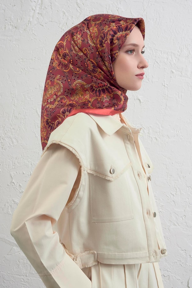 Armine Saf İpek Sura Eşarp 9416D 55