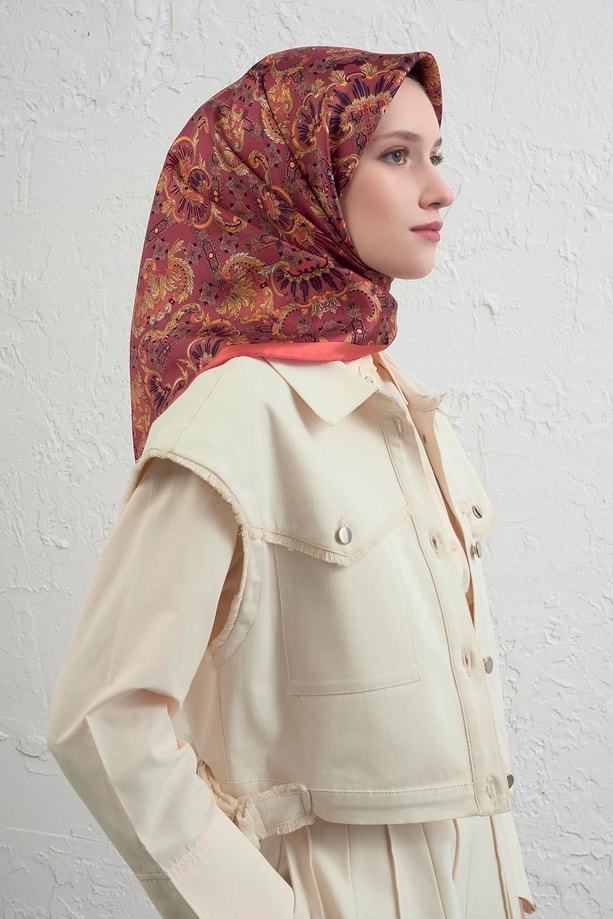 Armine Saf İpek Sura Eşarp 9416D 55