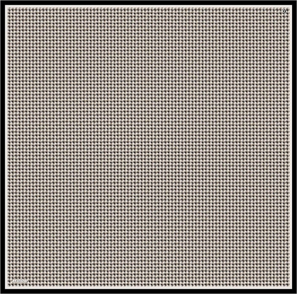 Armine Geometrik Desenli Saf İpek Twill Eşarp 9417D 86