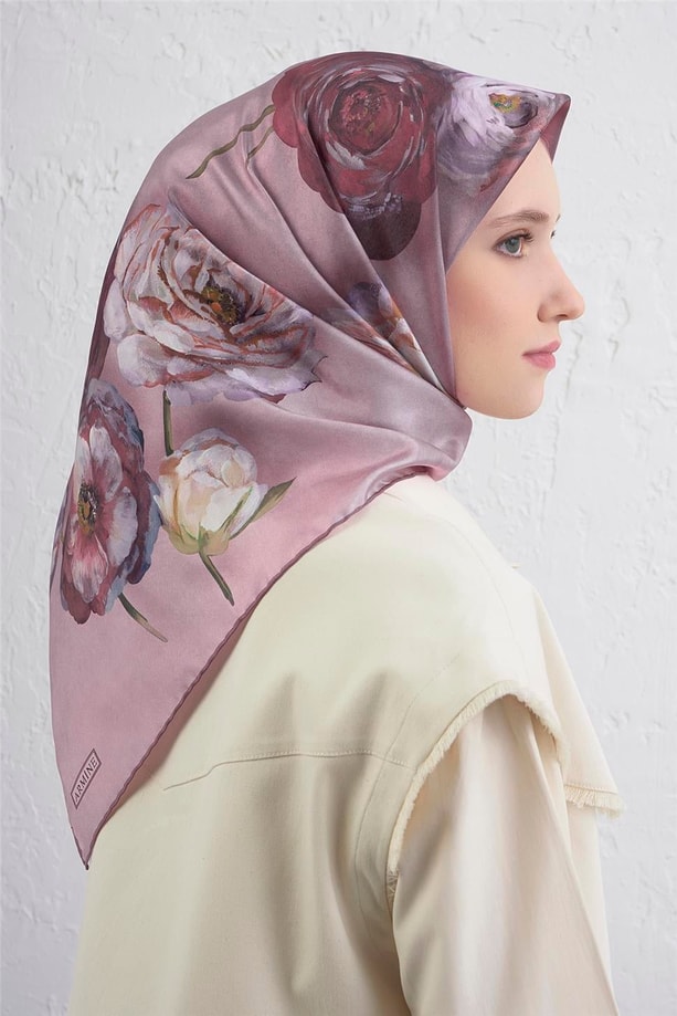 Armine Saf İpek Sura Eşarp 9419D 05