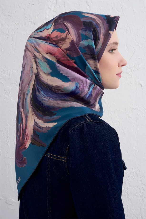 Armine Saf İpek Sura Eşarp 9423D 35